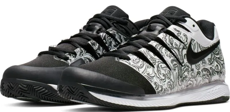 Nike Air Zoom Vapor X Clay - white/black