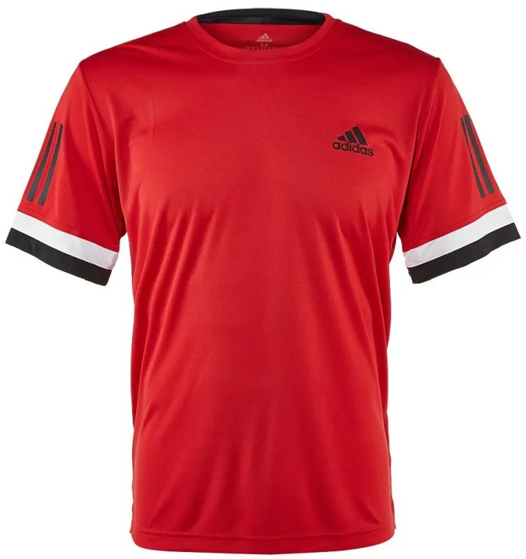 koszulka-tenisowa-adidas-club-3-stripes-tee-scarlet-3 Koszulka Tenisowa Adidas Club 3-Stripes Tee - scarlet