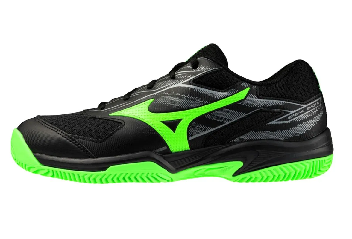 Mizuno Break Shot 5 CC - black/foliage green/glowing ap