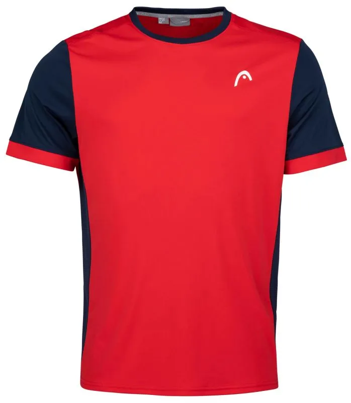 Head Davies T-Shirt M - red/dark blue