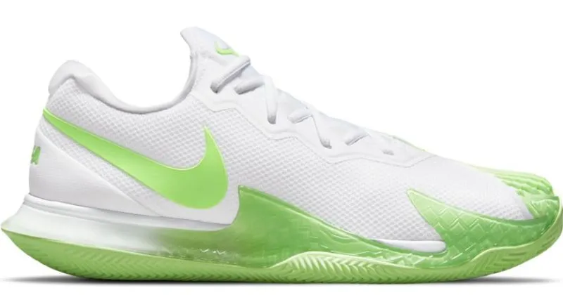 Nike Zoom Vapor Cage 4 Rafa Clay - white/lime glow/obsidian