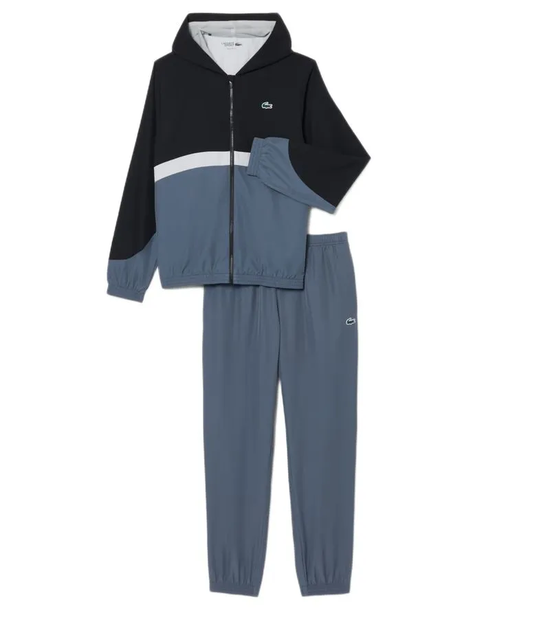 Lacoste Sport Printed Colour Block - black/grey