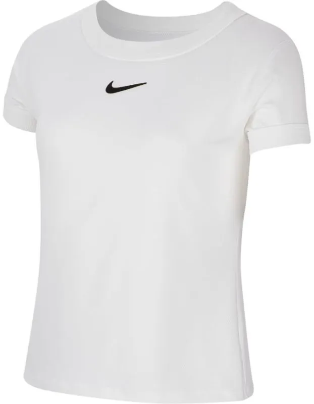 Nike Court G Dry Top SS - white/black Nike Court G Dry Top SS - white/black
