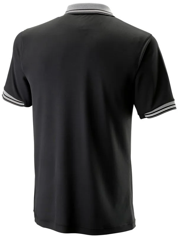 wilson-star-tipped-polo-black-2 Wilson Star Tipped Polo - black