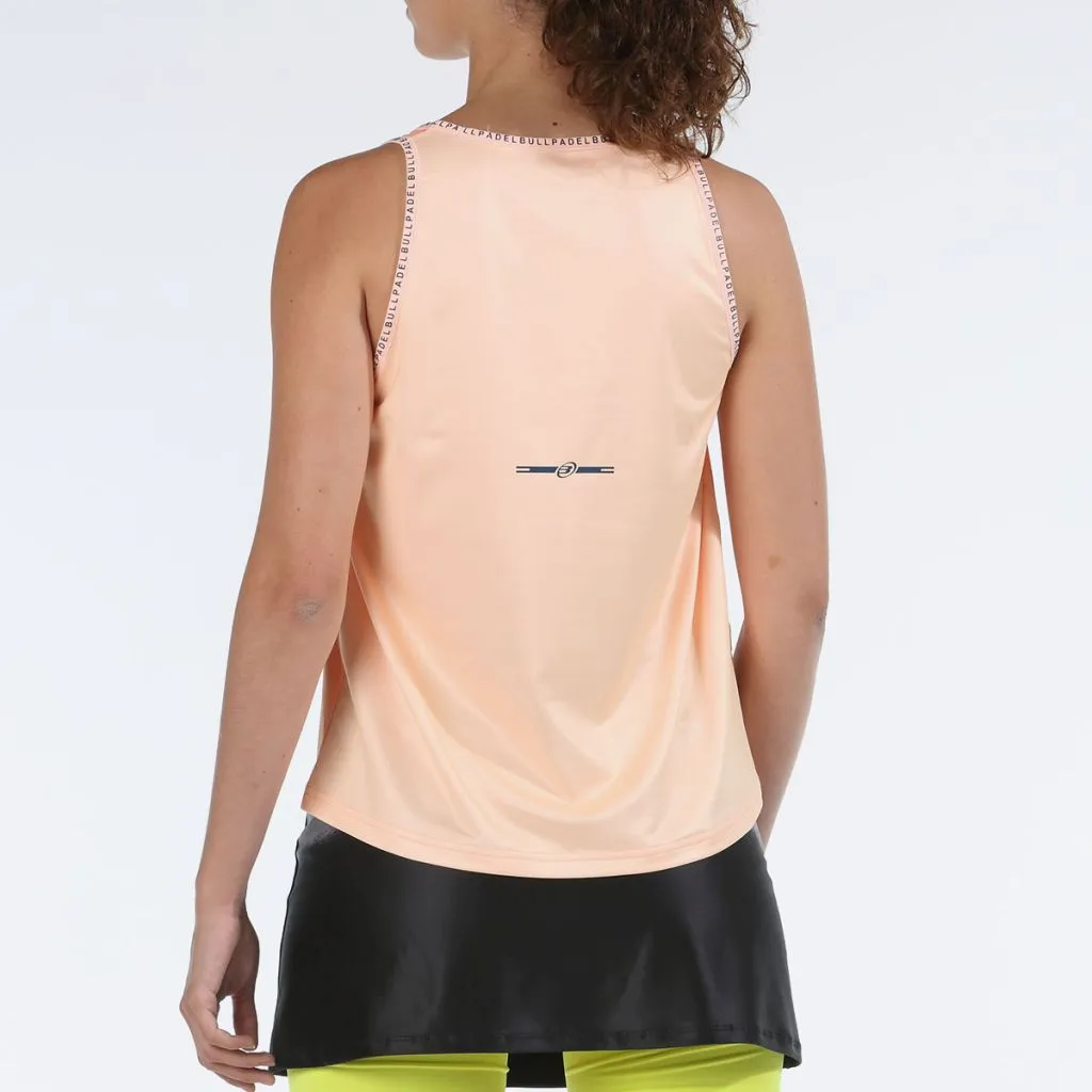 Bullpadel Eulari Tank Top Women - salmon fluor/neon salmon