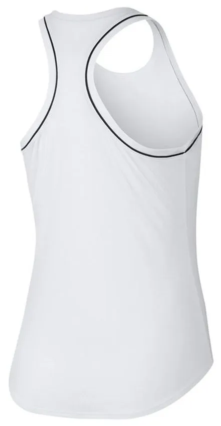 Nike Court Dry Tank - white/black
