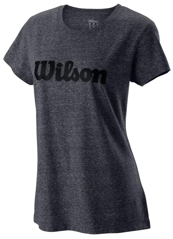 wilson-w-script-tech-tee-ii-ebony-heather-1 Wilson W Script Tech Tee II - ebony heather