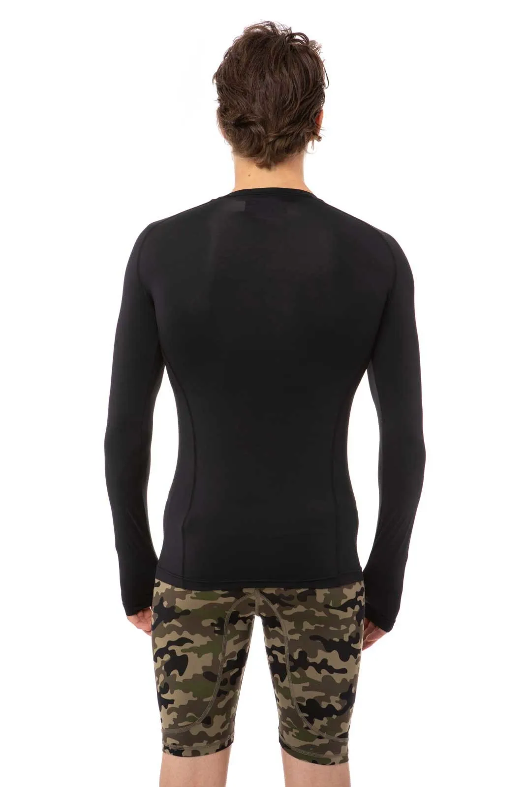 Hydrogen Flash Second Skin Tee LS Man - black