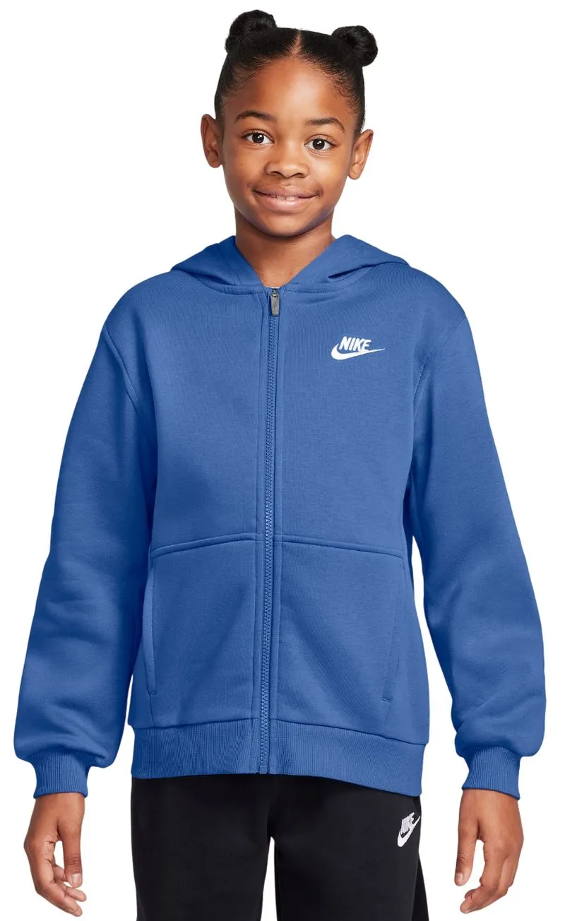 Nike Kids Club Fleece Full-Zip - comet blue/white Nike Kids Club Fleece Full-Zip - comet blue/white