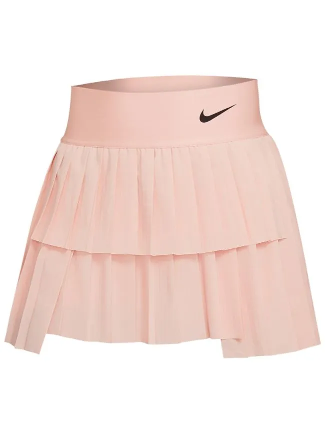 Nike Court Dri-Fit Advantage Skirt Pleated W - arctic orange/arctic orange/black