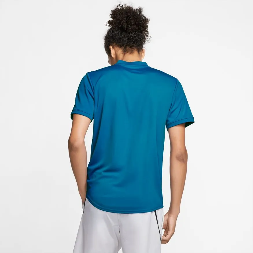 Nike Court Dry Blade Polo - neo turq/white