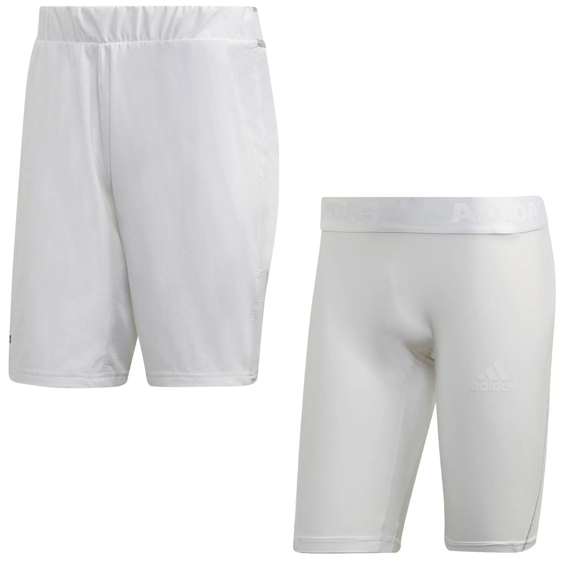Adidas M 2in1 Short HEAT.RDY - white