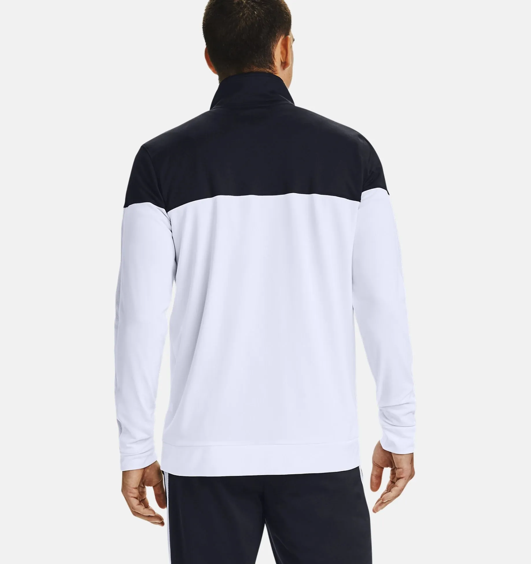 under-armour-sportstyle-pique-track-jacket-white-2 Under Armour Sportstyle Pique Track Jacket - white