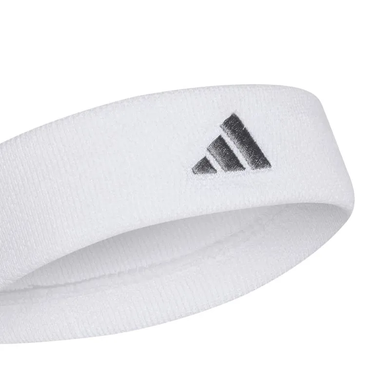 Adidas Tennis Headband - white/iron metallic