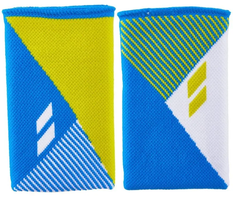 Babolat Reversible Jumbo Wristband - blue aster/sulphur spring