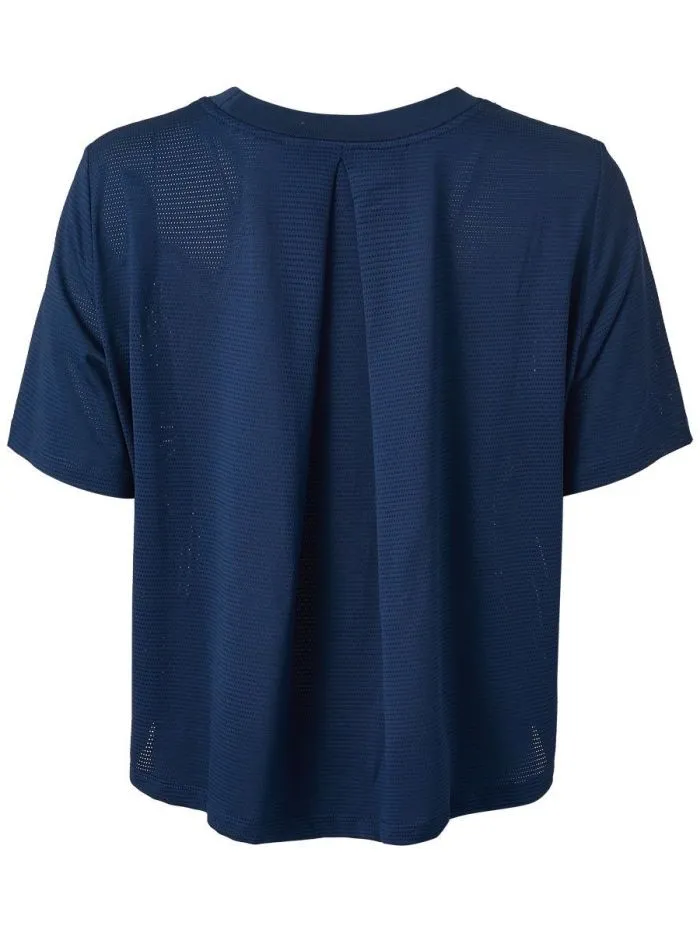 Nike Court Dri-Fit Advantage Top SS W - obsidian/white