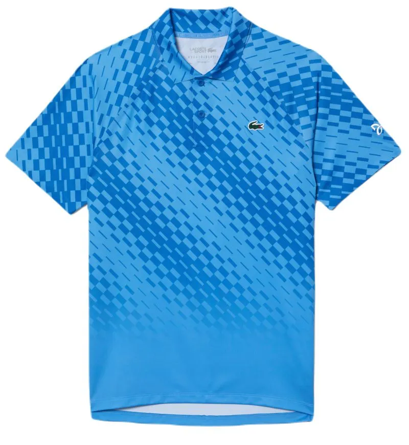 Lacoste Tennis x Novak Djokovic Player Version Polo Shirt - blue Lacoste Tennis x Novak Djokovic Player Version Polo Shirt - blue