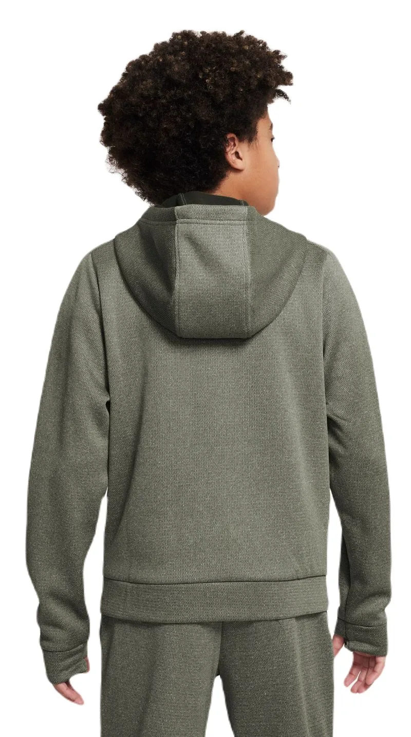Nike Therma-FIT Full-Zip Hoodie - cargo khaki/white