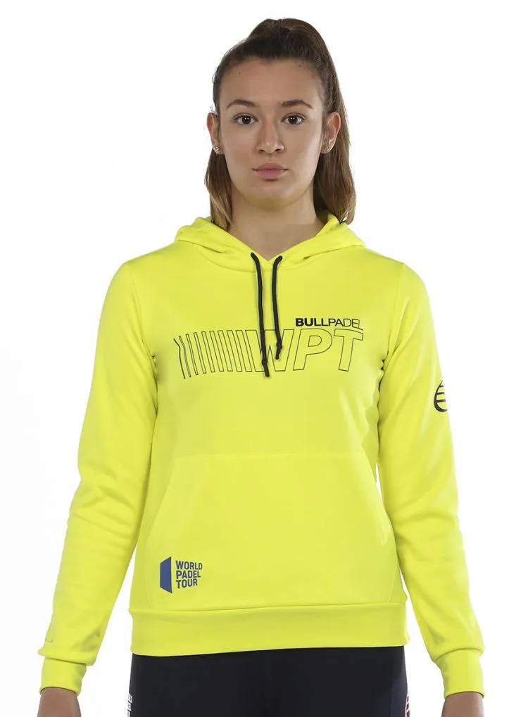 Bullpadel Yopal Sweatshirt Woman - amarillo azufre fluor