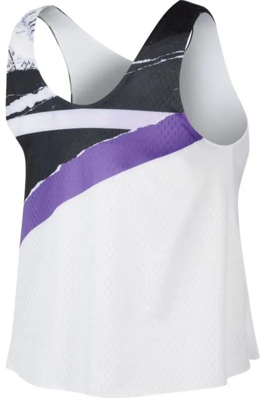 Nike Court 2in1 Tank NY - white/psychic purple/black/volt