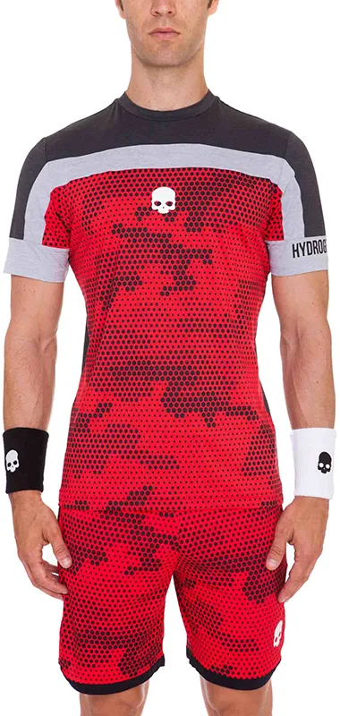 Hydrogen Tech Camo T-Shirt - red camouflage/black Hydrogen Tech Camo T-Shirt - red camouflage/black