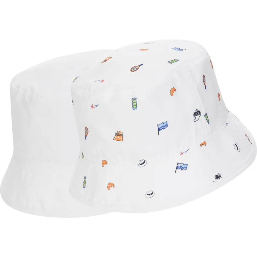 Nike Bucket Roland Garros AOP - white