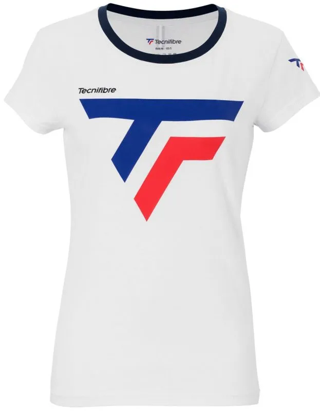Tecnifibre Lady Cotton Tee - white Tecnifibre Lady Cotton Tee - white