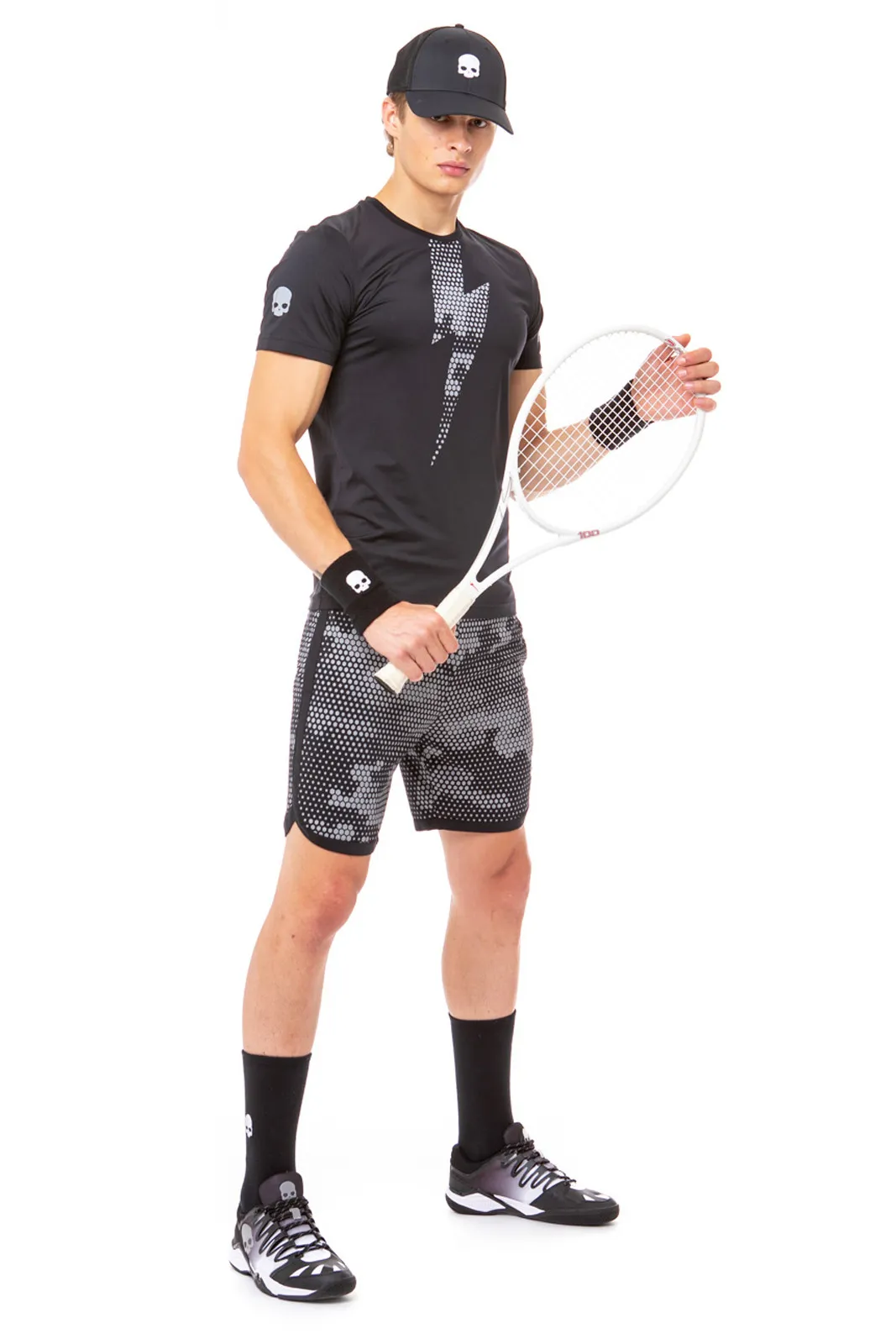 Hydrogen Tech Thunderbolt Tee - black/reflex