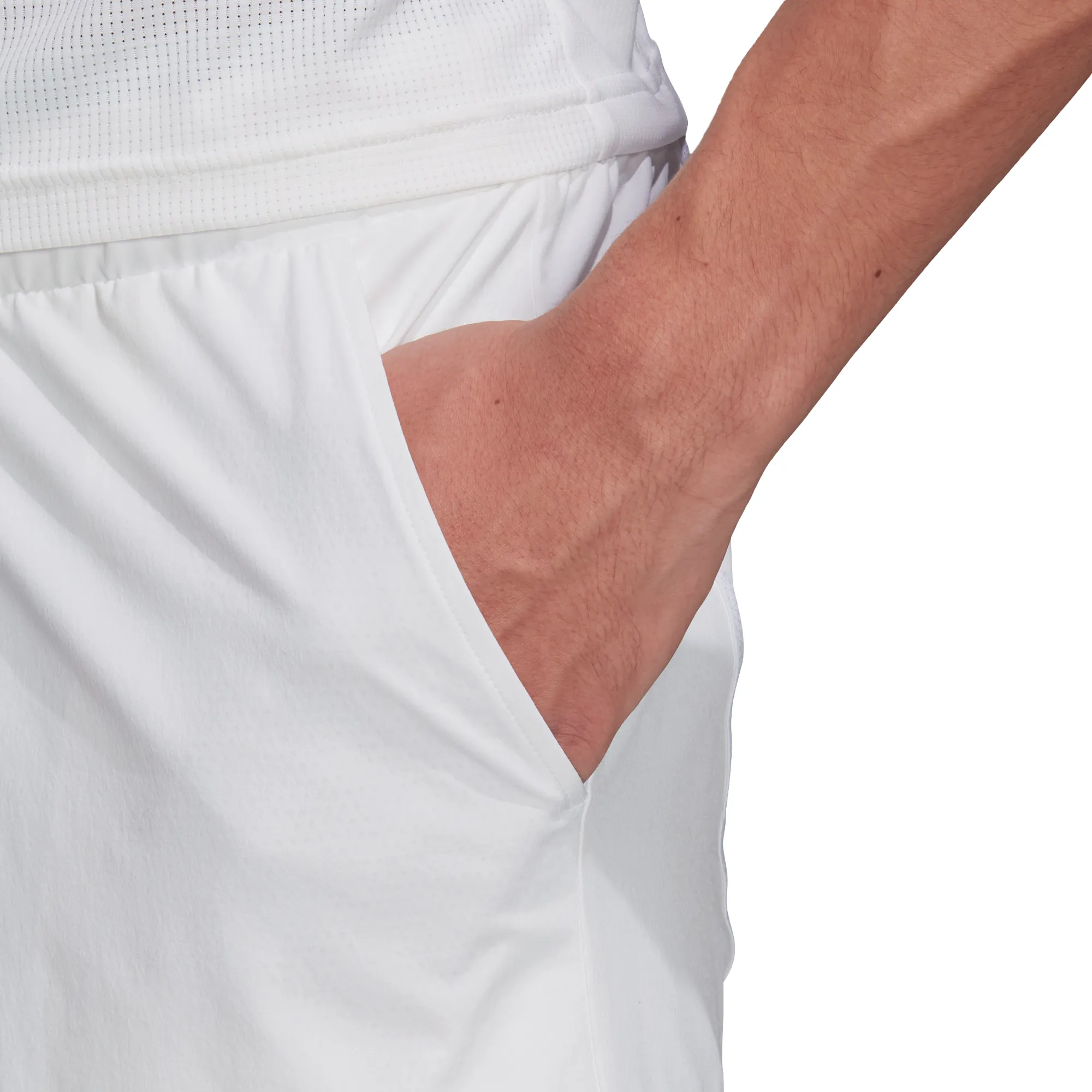 Adidas 2in1 Short Heat Ready 7in - white/tech indigo