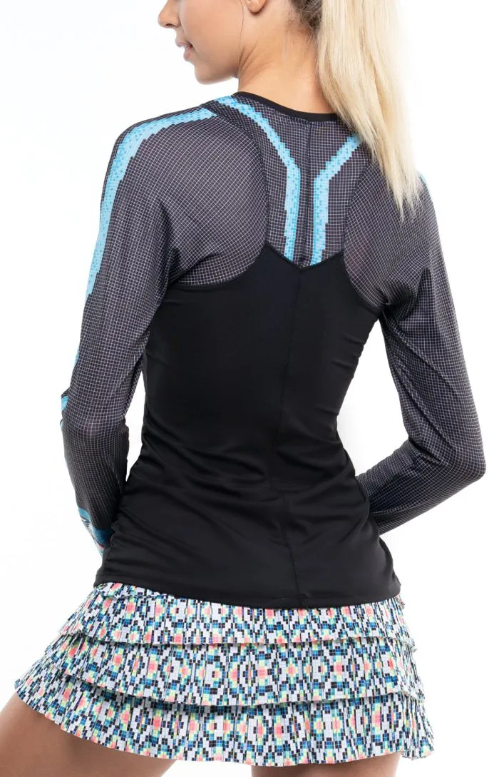 lucky-in-love-square-are-you-square-are-you-l-s-women-turquoise-3 Lucky in Love Square Are You? Square Are You L/S Women - turquoise