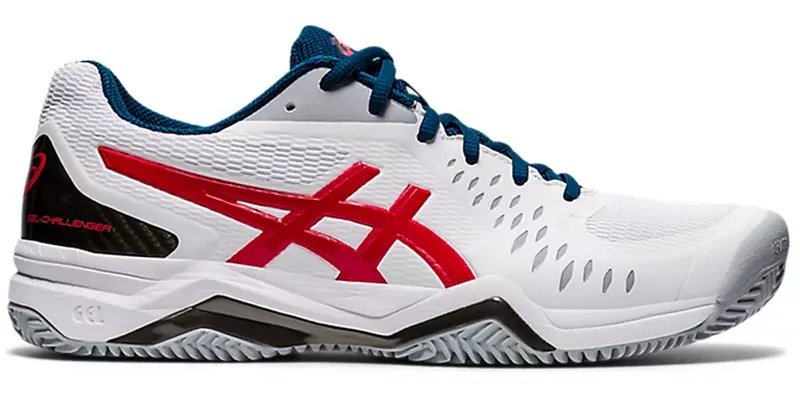 Asics Gel-Challenger 12 Clay - white/classics red