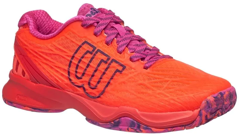 Wilson Kaos W - fiery coral/fiery red/rose violet