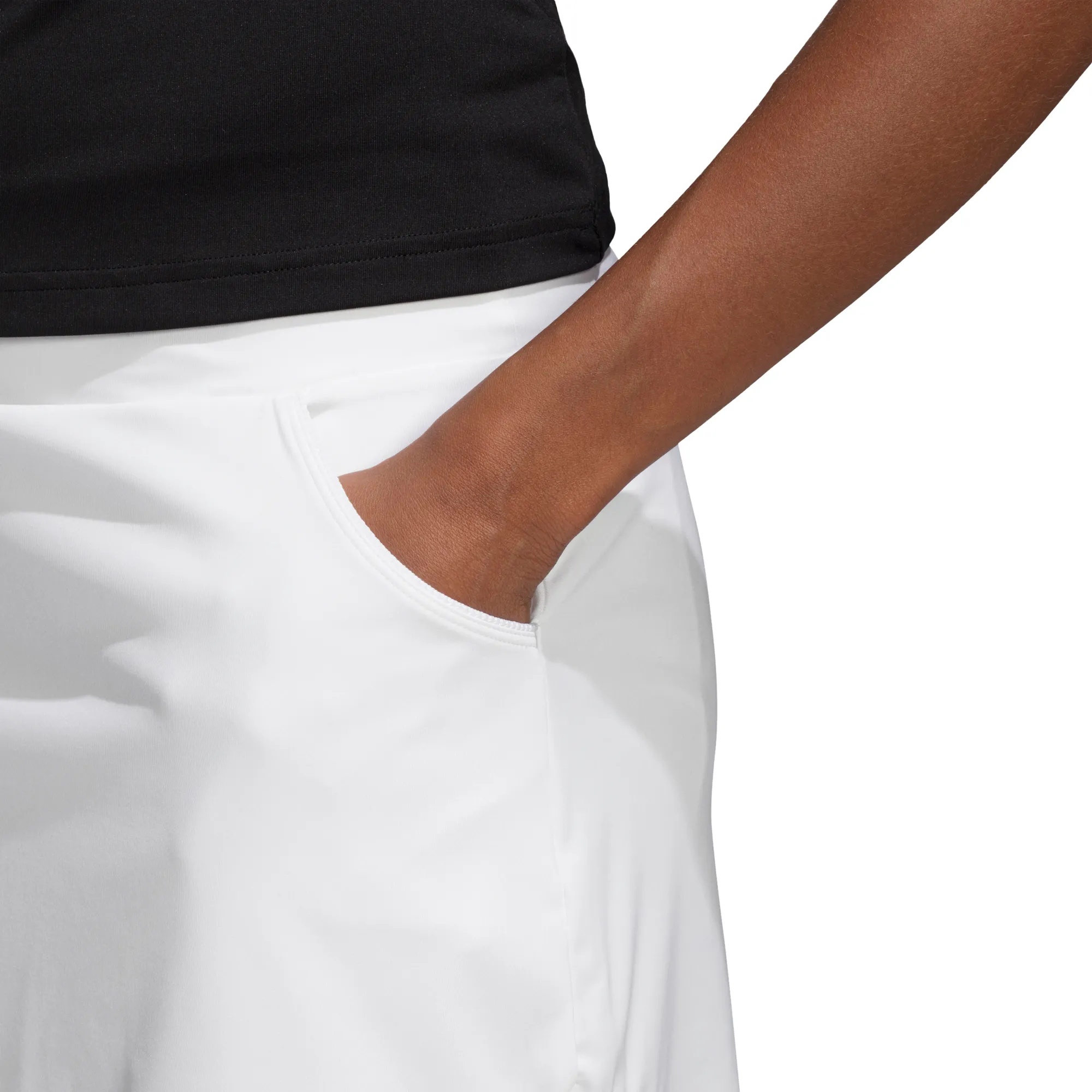 Adidas Club Skirt - white/matte silver/black