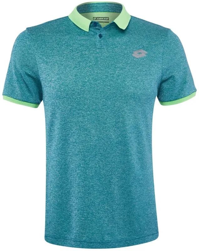 lotto-dragon-tech-ii-polo-green-melange-yellow-neo-1 Lotto Dragon Tech II Polo - green melange/yellow neo