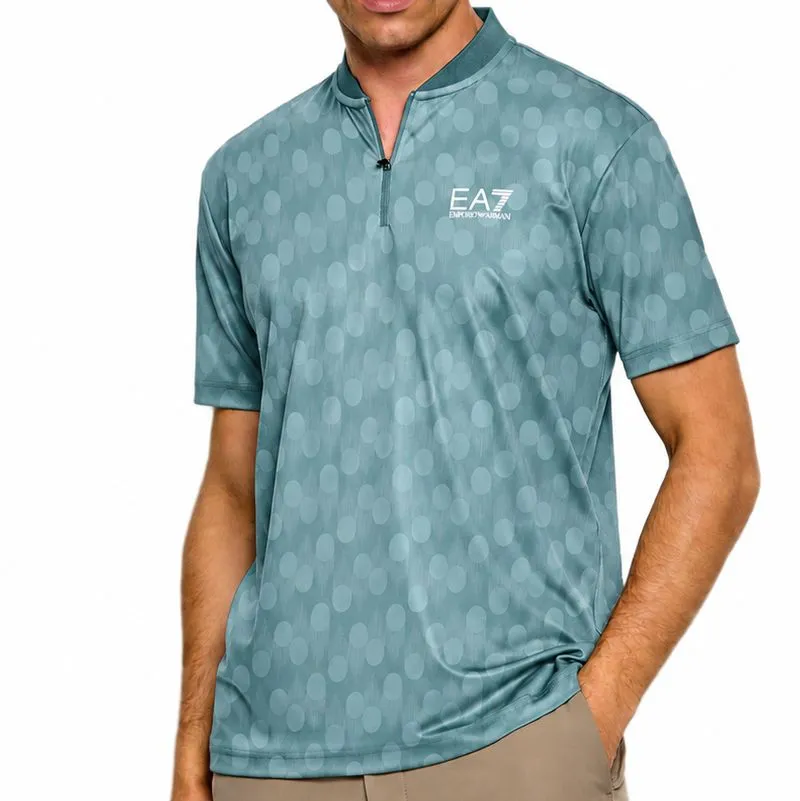 EA7 Man Jersey - green dots