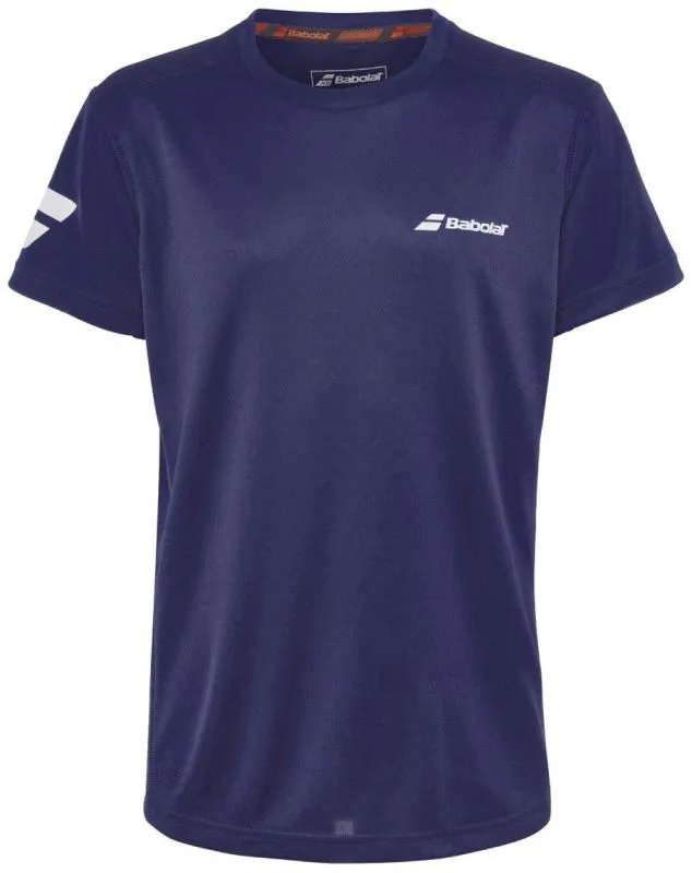 Babolat Core Flag Club Tee Boy - estate blue