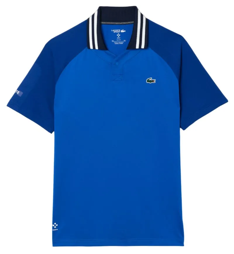 Lacoste x Daniil Medvedev Ultra-Dry Tennis Polo - blue/navy blue Lacoste x Daniil Medvedev Ultra-Dry Tennis Polo - blue/navy blue