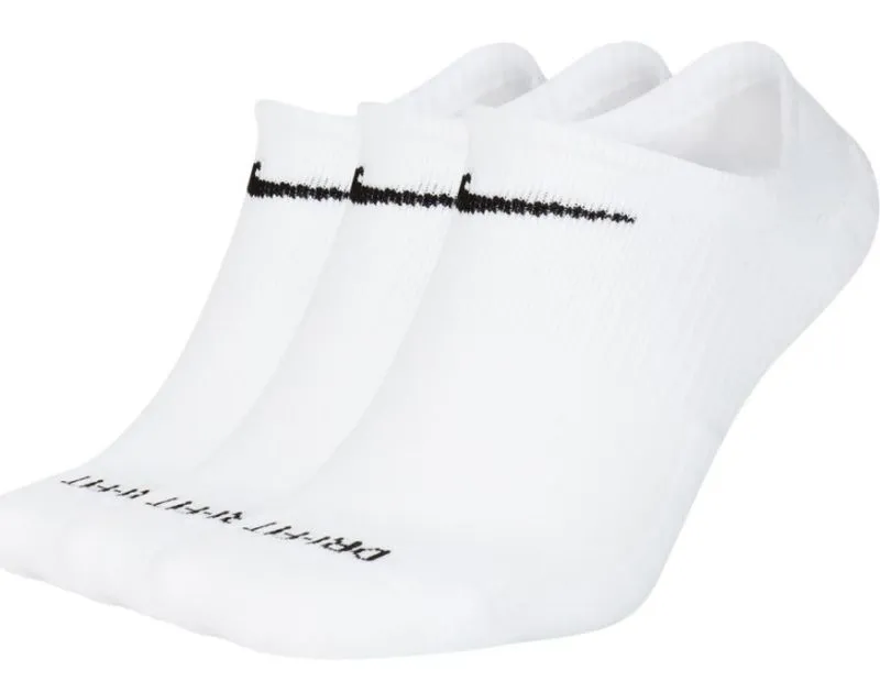 Nike Everyday Plus Cush NS Foot 3P - white/black