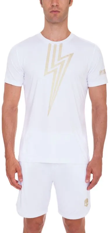 Hydrogen Flash Tech T-Shirt - white/gold
