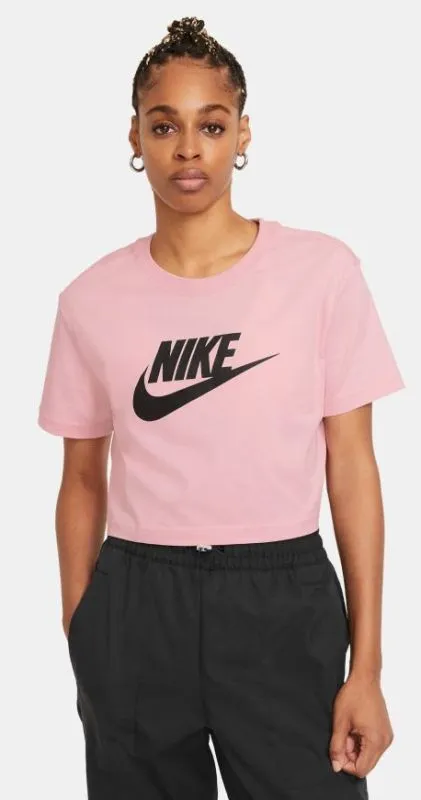 Nike Sportswear Essential Crop Icon W - pink glaze/black