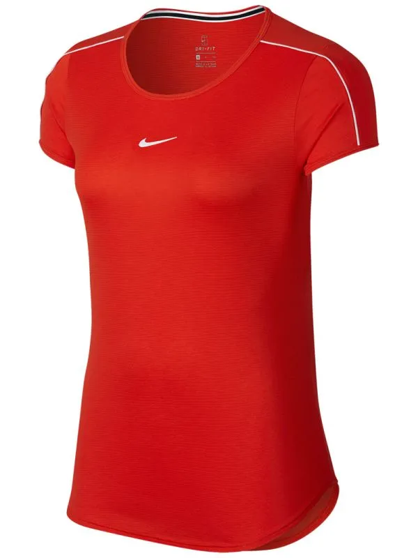 nike-court-dry-top-habanero-red-white-1 Nike Court Dry Top - habanero red/white