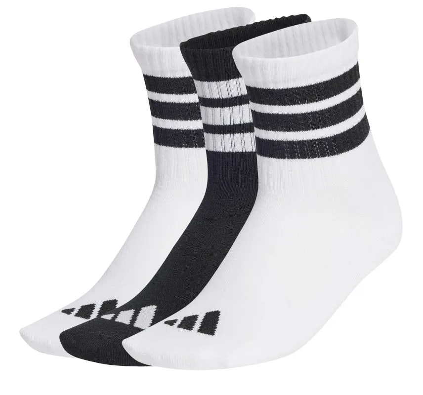 Socks Adidas Kids Crew Ribbed 3P - Multicolor