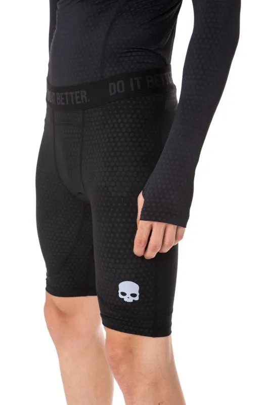 Hydrogen Printed Second Skin Shorts Man - black