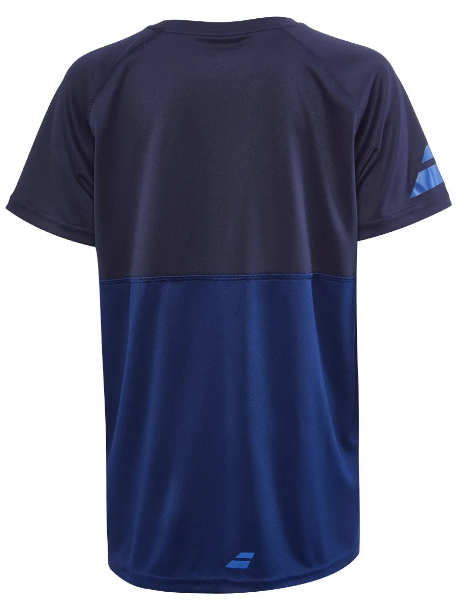 babolat-play-crew-neck-tee-boy-estate-blue-2 Babolat Play Crew Neck Tee Boy - estate blue