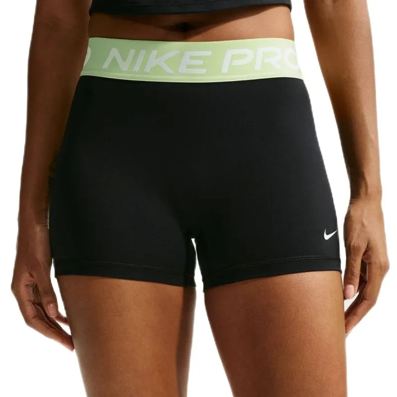Nike Pro Dri-Fit 365 Mid-Rise 3in - black/barely volt/white