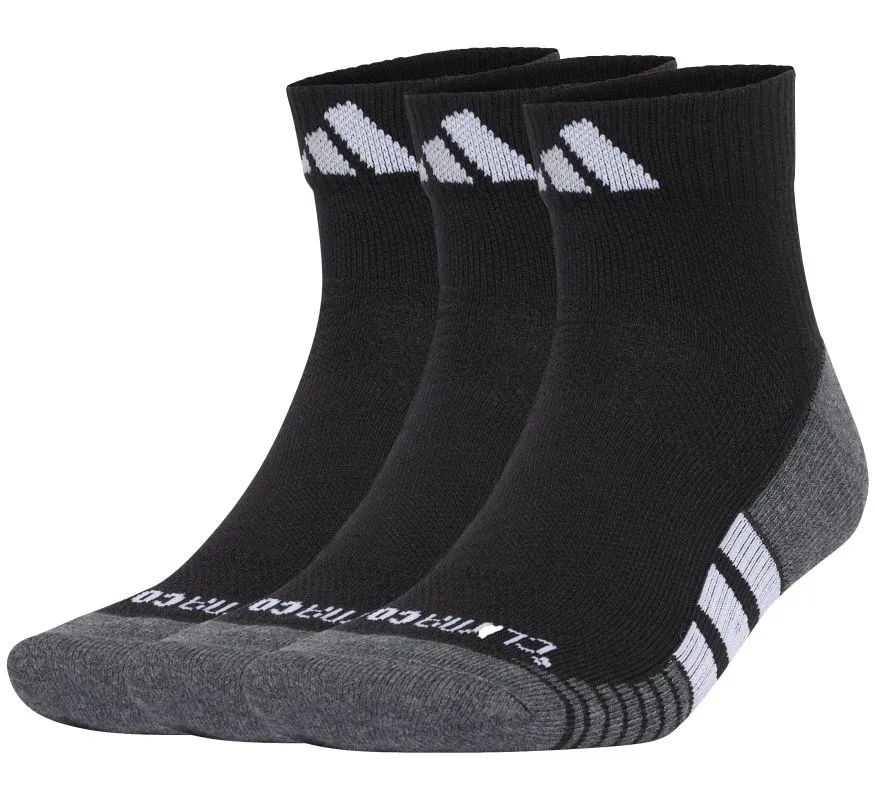 Socks Adidas Performance Climacool Cushioned Quarter 3P - black/white - Multicolor