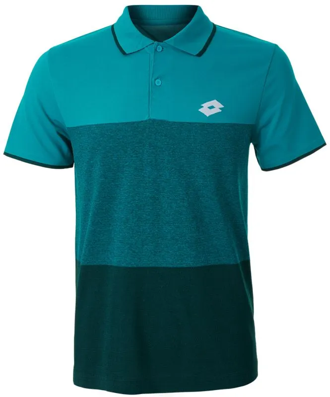 Lotto Tennis Tech Polo - gem blue/navy blue Lotto Tennis Tech Polo - gem blue/navy blue