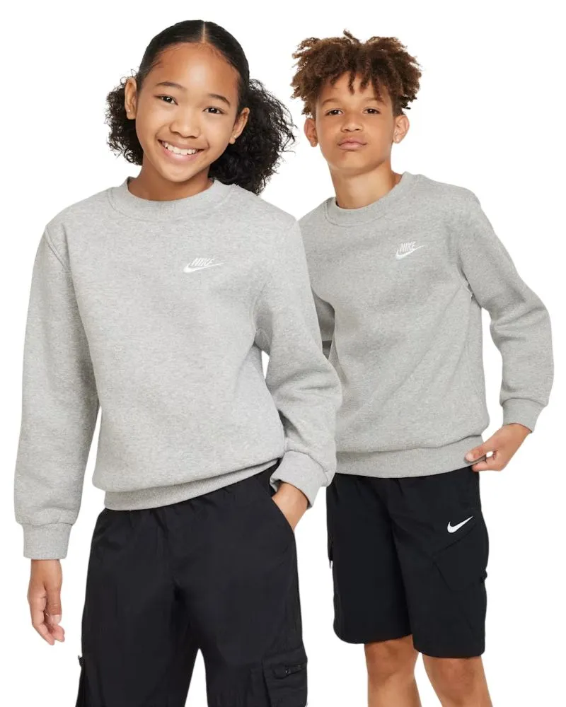 Nike Kids Sportswear Club Fleece - dark grey heather/white