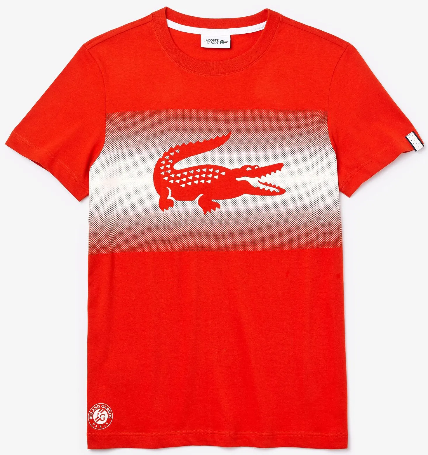 Lacoste Crocodile Tee - red Lacoste Crocodile Tee - red