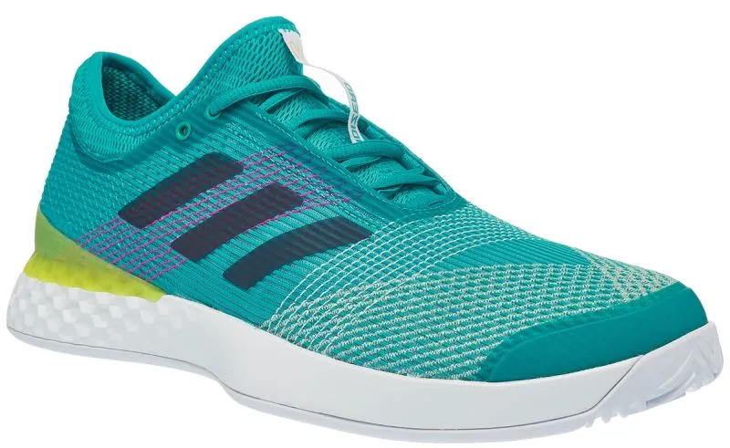 Adidas Adizero Ubersonic 3 - ftwr white/legend ink/shock yellow